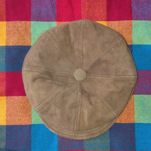 Goorin Bros - Newsboy Ruthy Cap in Suede Tan Leather Ruthy (tan) – suede spitfire cap by Goorin Bros. – Dr  main image 4